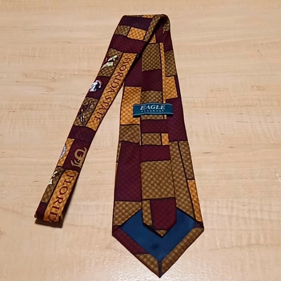 Vintage "Florida State University" Seminoles Necktie by Eagle Neckwear - Picture 3 of 6
